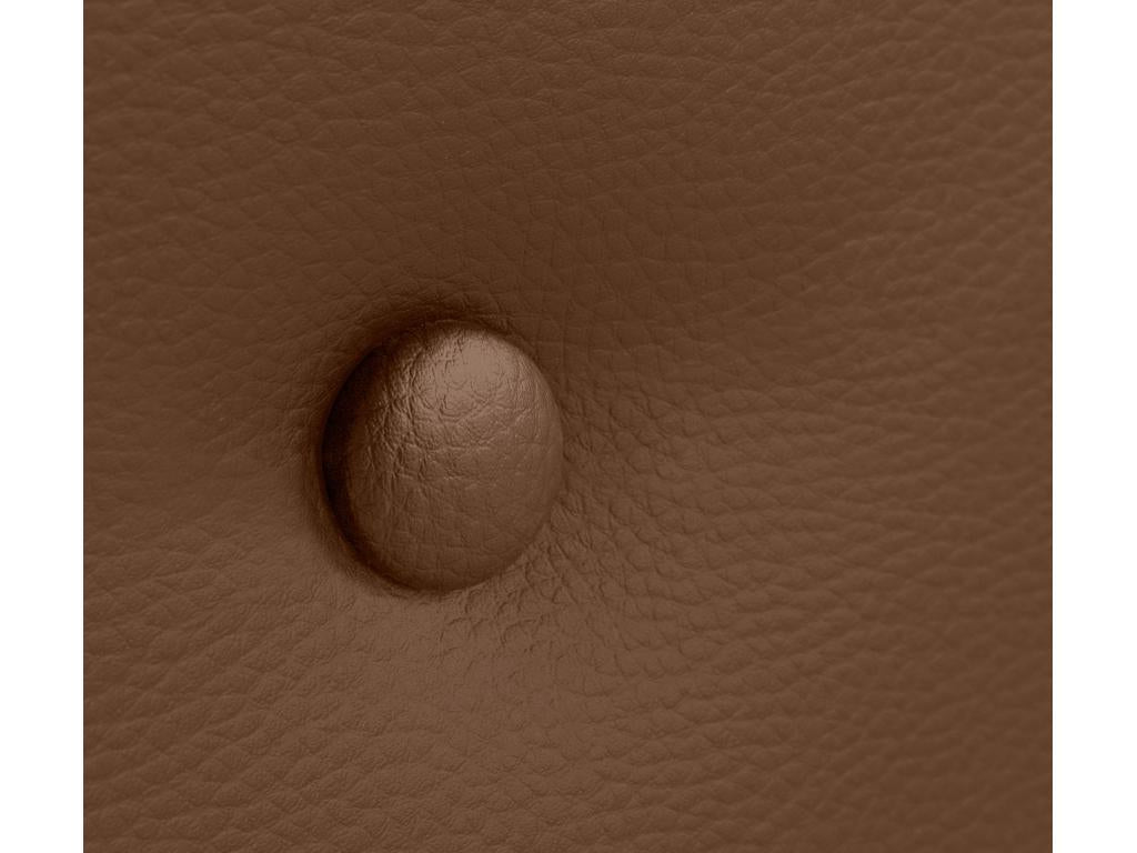 Laviecasa Faux Leather Headboard with 2 Buttons 110x105cm with Legs for 105cm Beds - Clay LWAX87034