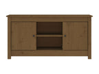 Honey Brown TV Stand 103x36.5x52 cm Solid Pine Wood DWOW85641