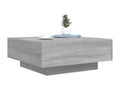 Meubiana grey coffee table 80x80x31 engineered wood