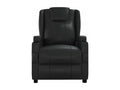 Black Faux Leather Massage Chair