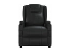 Black Faux Leather Massage Chair