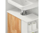 Under-sink cabinet with storage cupboard, door, and 2 side compartments BZr75-w MMKA18609