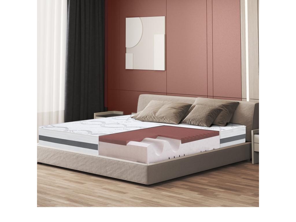 Single Mattress 135x180 with Memory Foam - Premium Quality - Height 27 cm - Made in Italy OONC67228