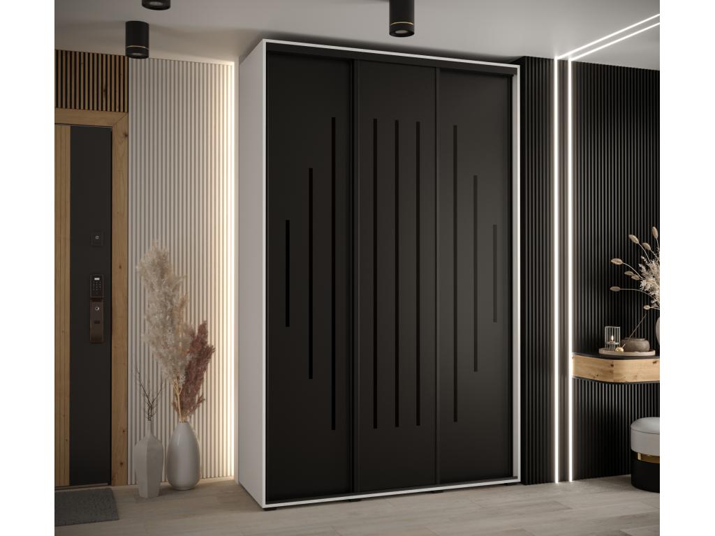 Meubiana 12 Sliding Door Wardrobe 235.2/160/45 3 Doors