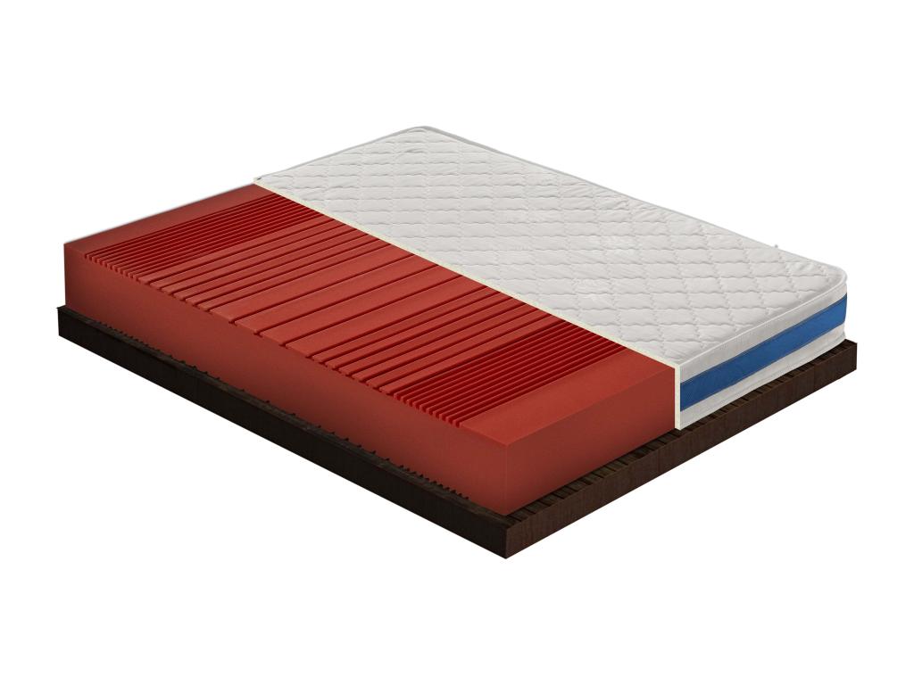 Reversible foam mattress - 11 comfort zones - firmness level H1 70x200 cm