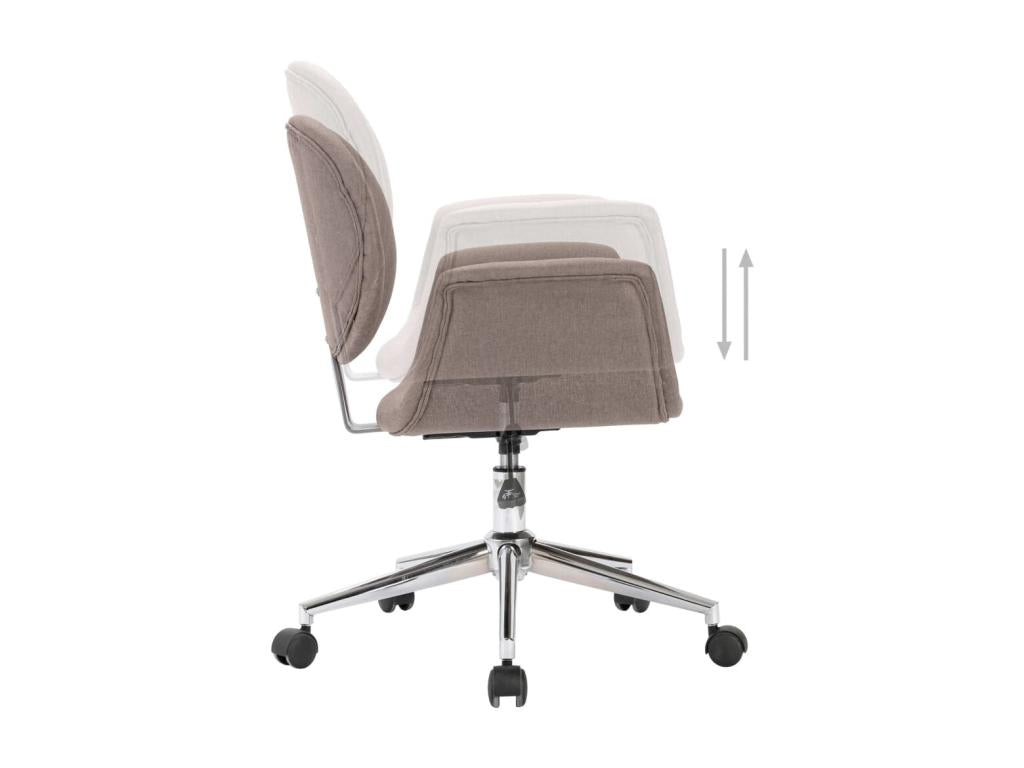 Meubiana Fabric Swivel Office Chair 10