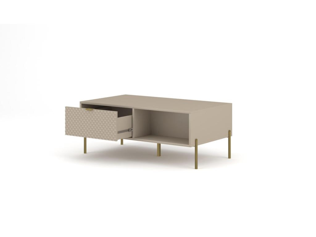 Laviecasa Coffee Table CT104 104x60x43 Beige CKYU35915
