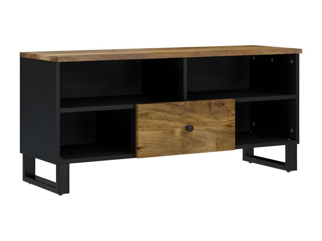 TV stand 100x33x46 cm mango wood and engineered wood