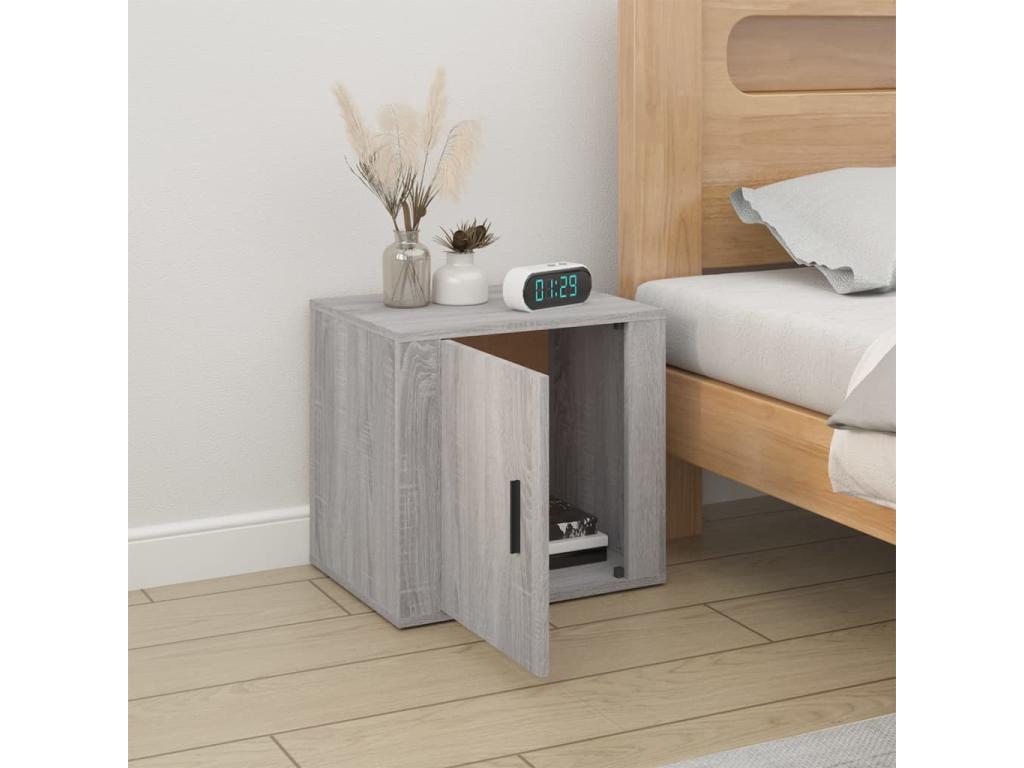 Laviecasa bedside table, grey, 50x39x47 cm, ATSX89170