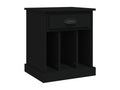 Black bedside table 43x36x50 cm MSMK23519