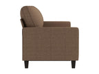 3-seater sofa, brown, 180 cm, fabric, RXWN78689
