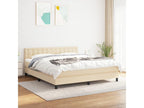 Laviecasa bed base with mattress, Cream, 160x200 cm, Fabric MFPZ82052