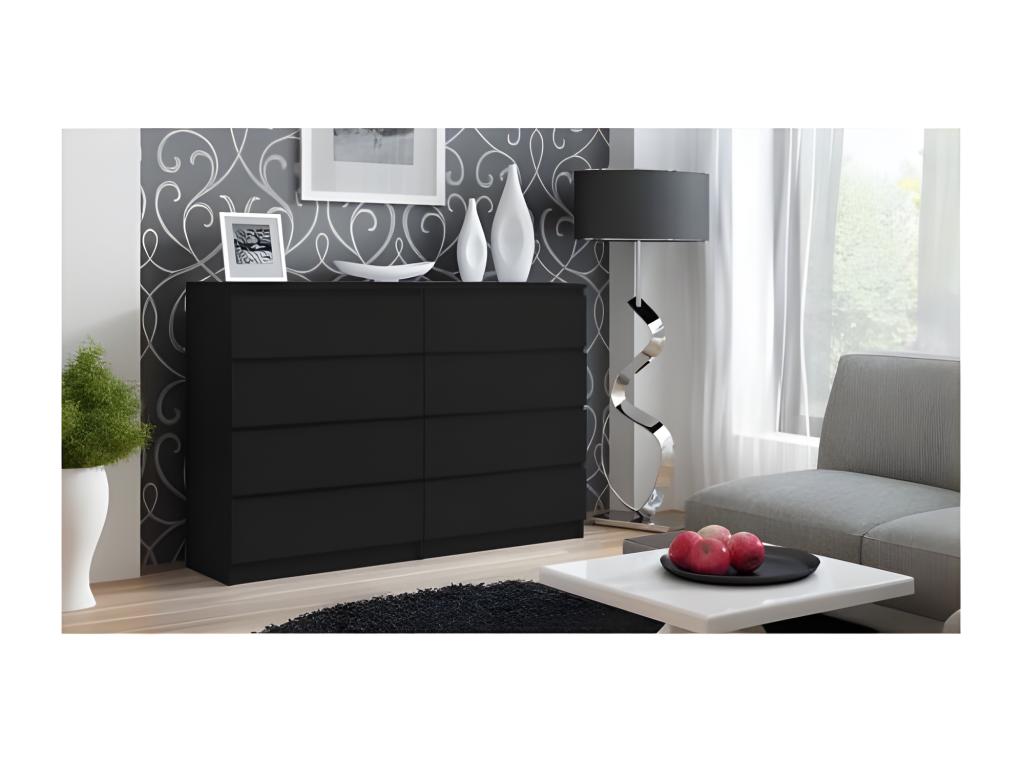 Laviecasa - 8-drawer bedroom chest of drawers - 138x97x40cm - Storage unit - Modern style - Chest of drawers LKXE86926