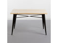 Rectangular dining table, wood and iron, 120x80x74cm, Laviecasa RPSW31514