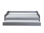 Meubiana Children's Trundle Bed 90x200cm Grey