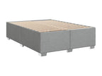 Meubiana bed base with light grey mattress 140x200cm Fabric