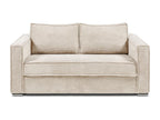 Laviecasa 3-seater express convertible sofa in beige corduroy - Sleeping area 140 cm wide - Mattress 22 cm Laviecasa ITDY63414