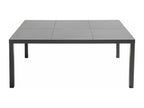 10-seater garden table in aluminum and grey ceramic - Meubiana