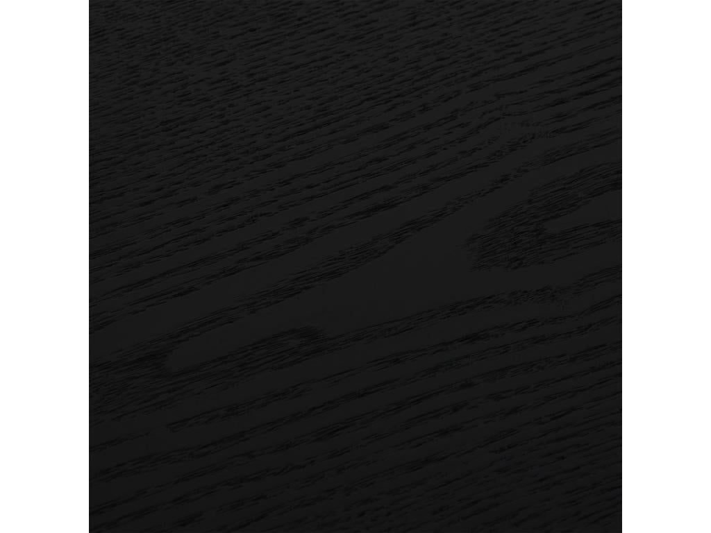 Meubiana Coffee Table - Round - MDF and Wood - Black