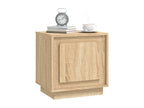 Meubiana 2-piece oak bedside tables, 44x35x45 cm, engineered wood