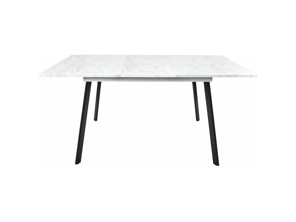 Extendable Dining Table 160cm White / Black OONI72197