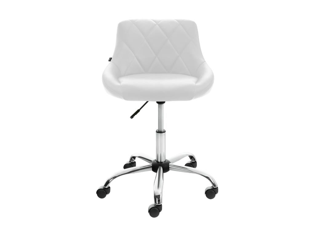 Office chair - Faux leather / Chrome-plated metal - Laviecasa FDND38446